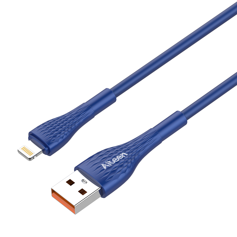 A16-LB Lightning Data Cable 1m 30W Fast Charging Blue Color